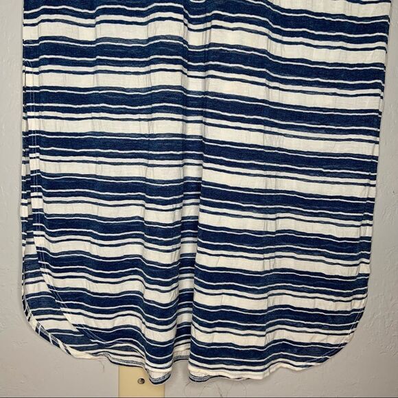 Joss Tulum Striped Blue and White Cover up Dress - Picture 4 of 12